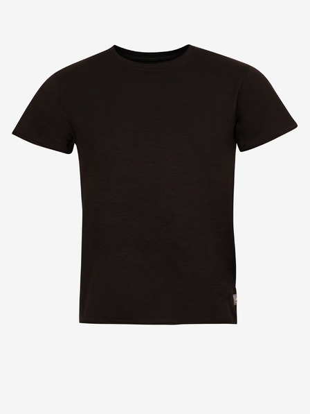 NAX Schwarzes Herren Basic T-Shirt NAX Saif