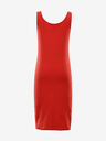 NAX Rotes Damen-Basiskleid NAX BREWA