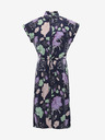 NAX Dunkelblaues geblümtes Damenkleid NAX OCERA