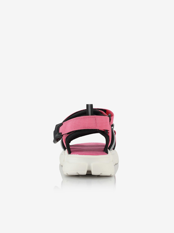 NAX Graue und rosa Mädchen-Sandalen NAX Nesso