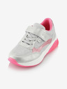 NAX Rosa und silberne Mädchen-Turnschuhe NAX Werfo