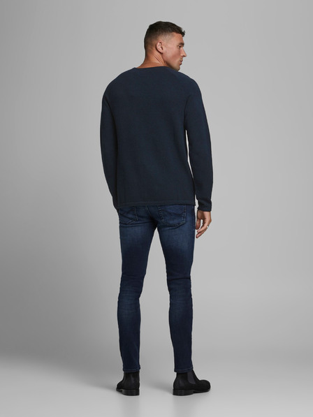 Jack & Jones Dunkelblauer Herren-Basic-Pullover Jack & Jones Ehill
