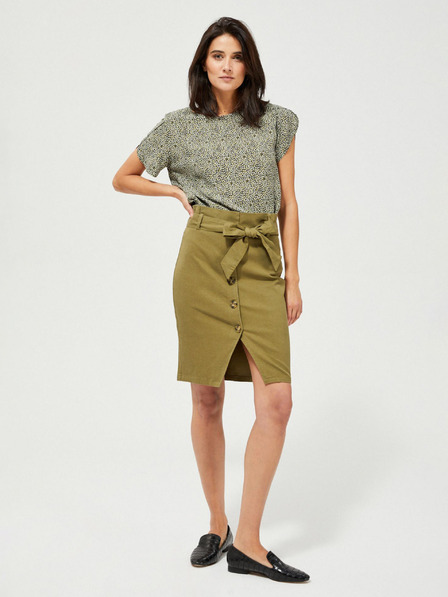 Moodo Khaki Rock mit Krawatte Moodo
