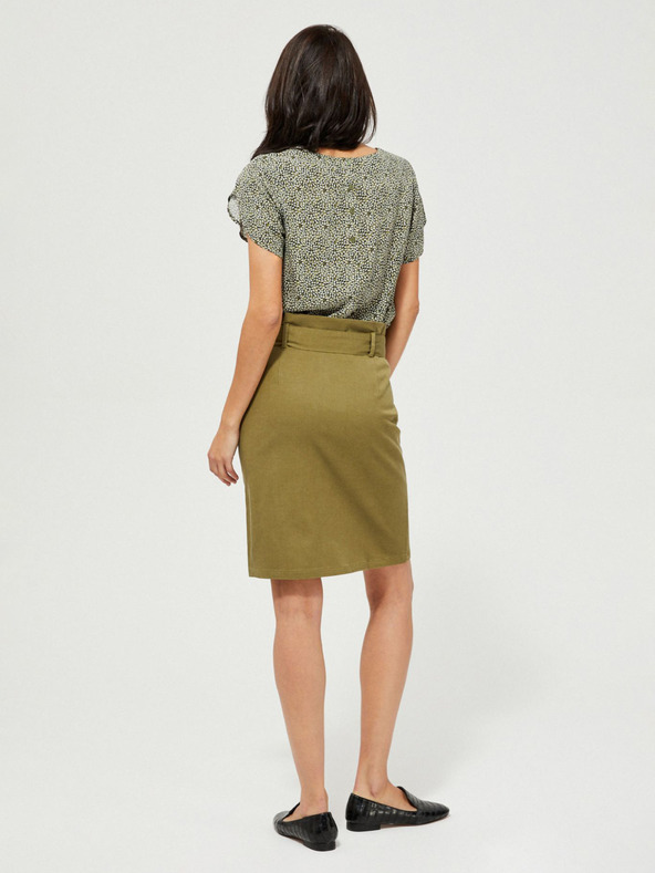 Moodo Khaki Rock mit Krawatte Moodo