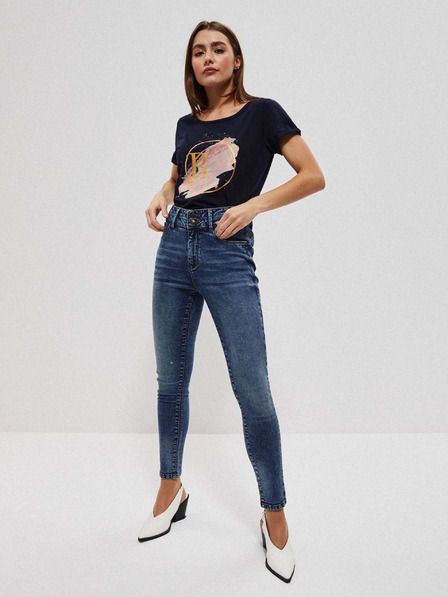 Moodo Dunkelblaue Damenjeans von Moodo