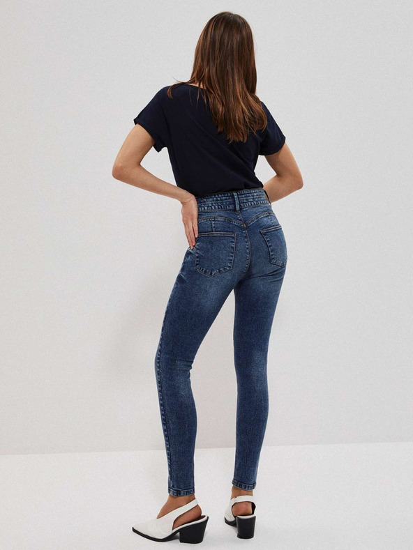 Moodo Dunkelblaue Damenjeans von Moodo