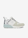 Replay Damen Turnschuhe in Weiß und Silber Replay