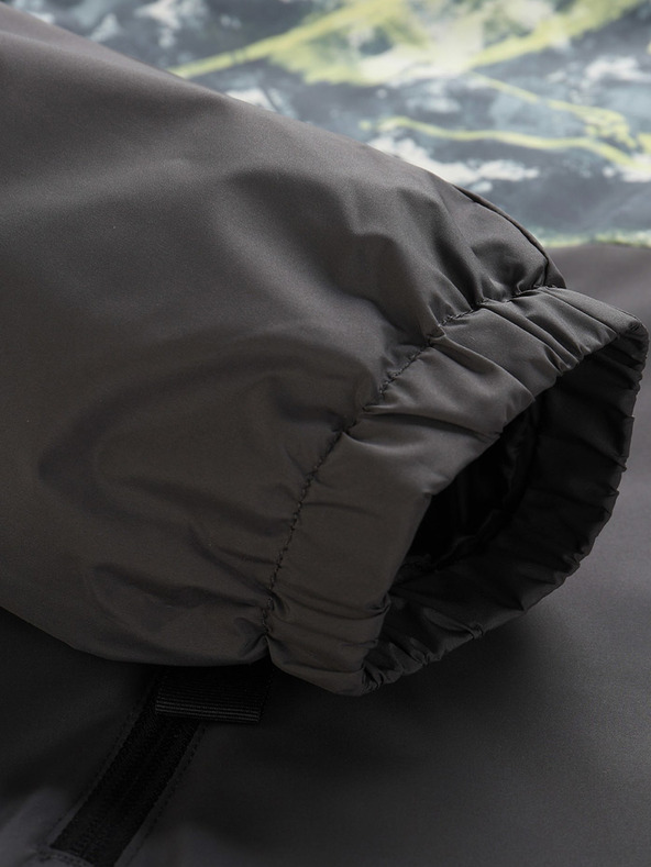 NAX Gelb-schwarz gemusterte Herrenjacke NAX ZALEW