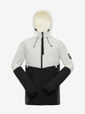 NAX Cremefarbene und schwarze Herrenjacke NAX ZALEW