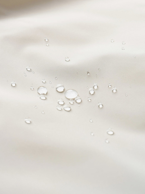 NAX Cremefarbene und schwarze Herrenjacke NAX ZALEW