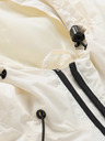 NAX Cremefarbene und schwarze Herrenjacke NAX ZALEW