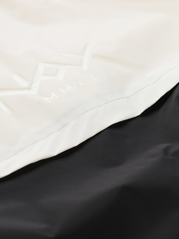 NAX Cremefarbene und schwarze Herrenjacke NAX ZALEW