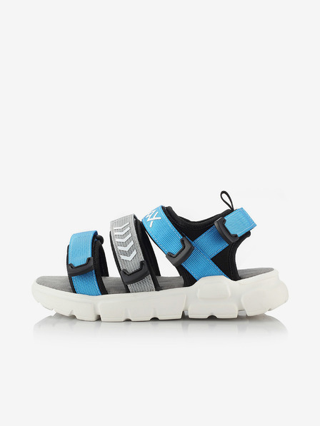 NAX Graue und blaue Jungensandalen NAX Nesso