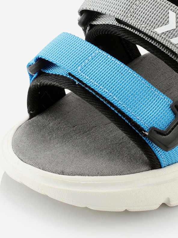 NAX Graue und blaue Jungensandalen NAX Nesso