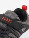 NAX Schwarze und graue Jungen-Sneakers NAX Gorromo