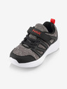 NAX Schwarze und graue Jungen-Sneakers NAX Gorromo