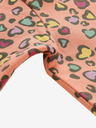 NAX Orangefarbenes gemustertes Mädchen-Sweatshirt NAX NALO