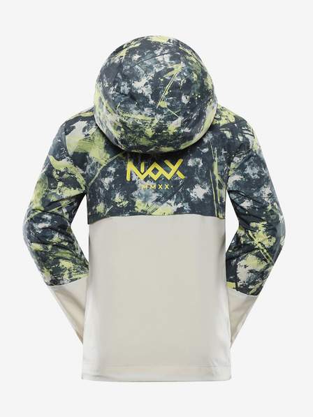 NAX NAX IMUFO Gelb und Beige Gemusterte Kinderjacke