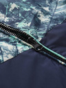 NAX Türkisfarbene und blaue gemusterte Kinderjacke NAX IMUFO