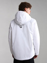 Napapijri Weißer wasserdichter Anorak mit Kapuze für Herren NAPAPIJRI