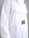 Napapijri Weißer wasserdichter Anorak mit Kapuze für Herren NAPAPIJRI