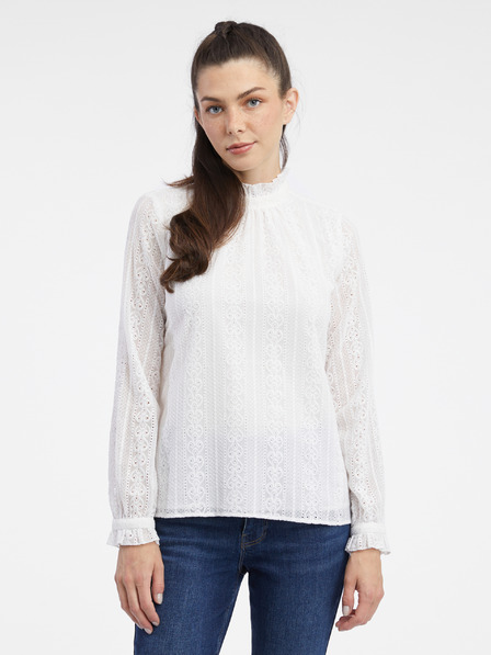 Orsay Weiße Damen-Spitzenbluse ORSAY
