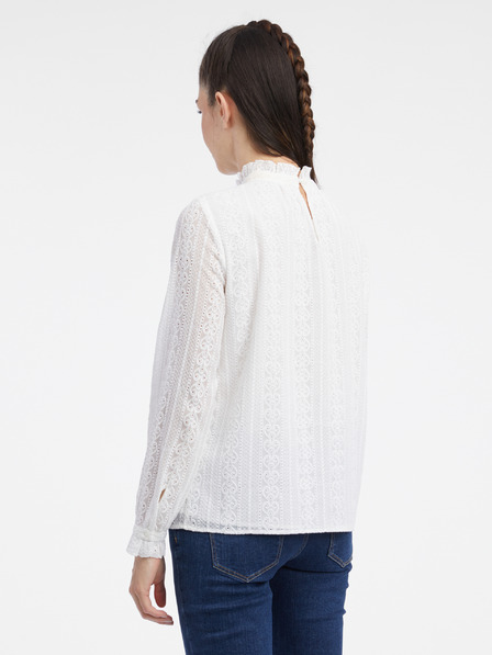 Orsay Weiße Damen-Spitzenbluse ORSAY