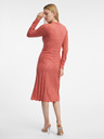 Orsay Ziegelfarbenes Damen-Pulloverkleid mit Wollmischung ORSAY