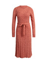 Orsay Ziegelfarbenes Damen-Pulloverkleid mit Wollmischung ORSAY