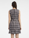 Orsay Rosa und schwarzes Tweed-Damenkleid ORSAY