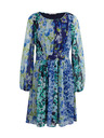 Orsay Blaues geblümtes Damenkleid ORSAY