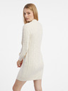 Orsay Cremefarbenes Damen-Strickkleid ORSAY