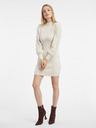 Orsay Cremefarbenes Damen-Strickkleid ORSAY