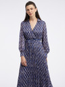 Orsay Dunkelblaues gemustertes Damenkleid ORSAY
