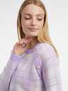 Orsay Hellvioletter Karo-Pullover für Damen ORSAY