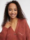 Orsay Ziegelfarbene Damen-Strickjacke ORSAY
