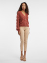 Orsay Ziegelfarbene Damen-Strickjacke ORSAY