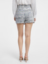 Orsay Blauer und cremefarbener Damen-Tweedrock ORSAY