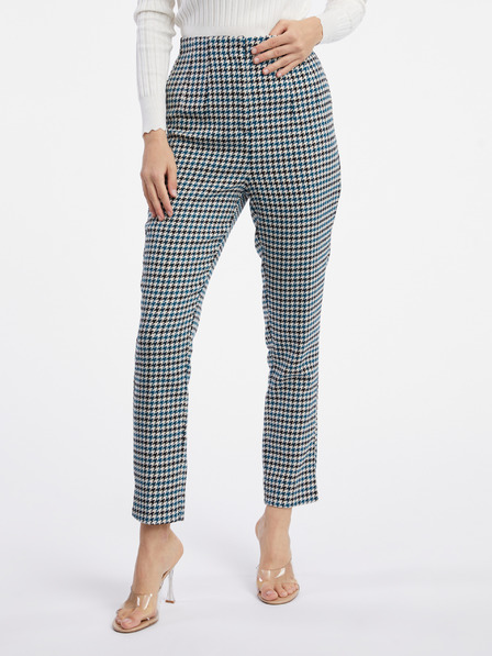 Orsay Schwarz-blau gemusterte Damenhose ORSAY