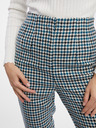 Orsay Schwarze und blaue gemusterte Damenhosen ORSAY