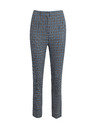 Orsay Schwarze und blaue gemusterte Damenhosen ORSAY