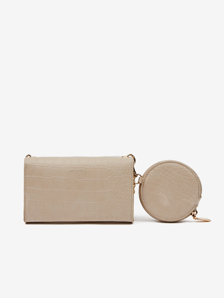 Orsay Beige Damen-Crossbody-Handtasche mit Krokodilleder-Muster von ORSAY