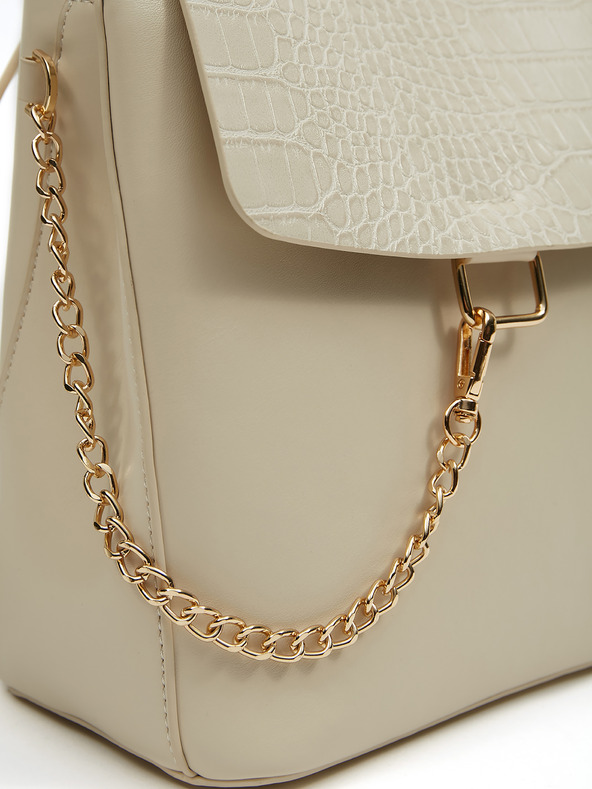 Orsay Beige Damenrucksack mit Kroko-Muster von ORSAY