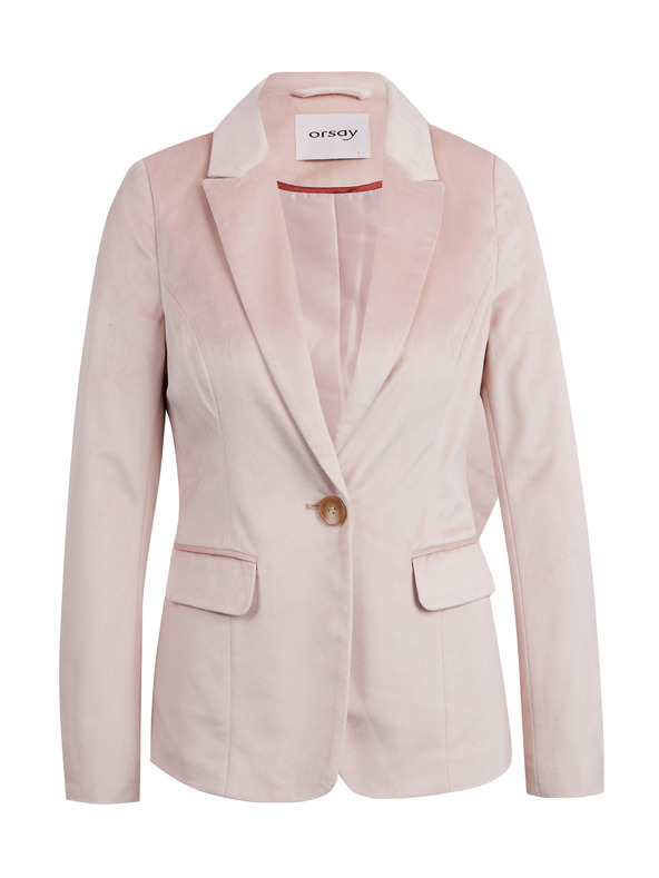 Orsay Hellrosa Damen-Samtjacke ORSAY