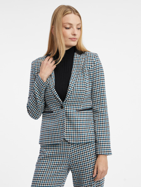 Orsay Schwarz-blau gemusterte Damenjacke ORSAY
