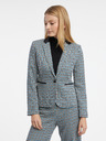 Orsay Schwarz-blau gemusterte Damenjacke ORSAY