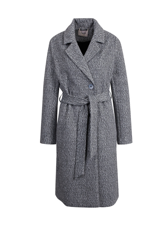 Orsay Grauer gestromter Damenmantel ORSAY