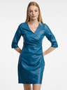 Orsay Blaues Damen-Kunstlederkleid ORSAY