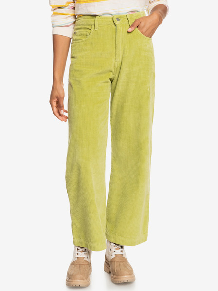 Roxy Hellgrüne Roxy Surf On Cloud Cord-Hose für Damen