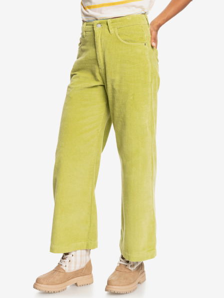 Roxy Hellgrüne Roxy Surf On Cloud Cord-Hose für Damen